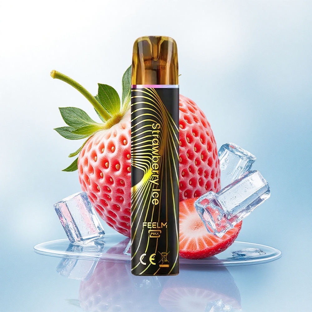 JNR Black&Golden 600+200 Aardbei IJs 550mAh 2ml Nicotine 2%