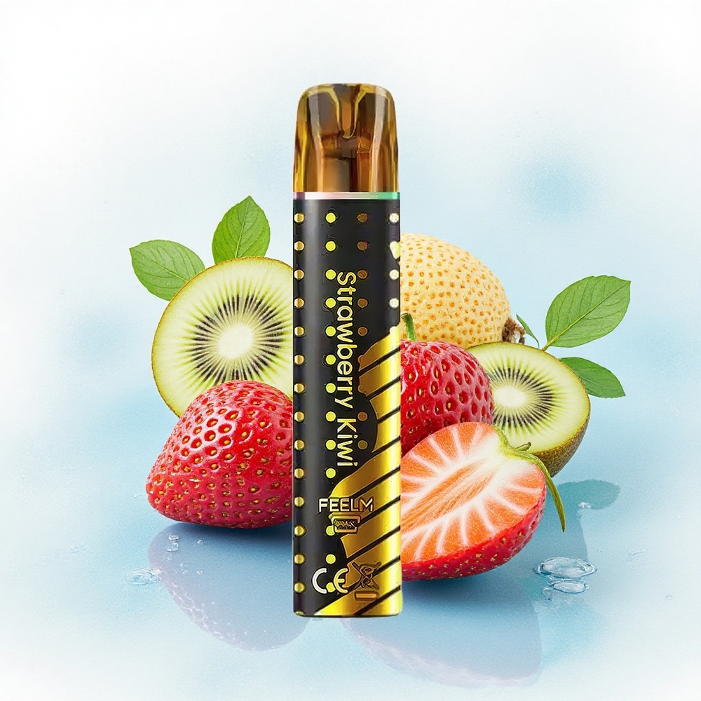 JNR Black&Golden 600+200 Aardbei Kiwi 550mAh 2ml