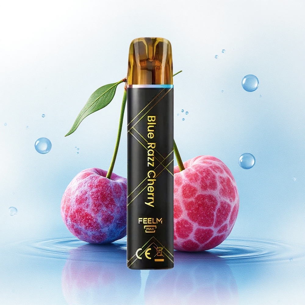 JNR Black&Golden 600+200 Blauwe Framboos Kers 550mAh 2ml Nicotine 2%