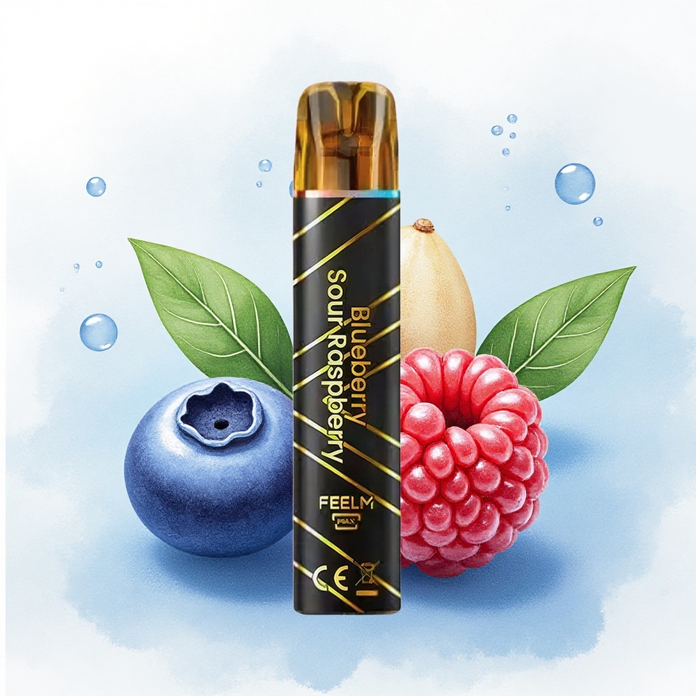 JNR Black&Golden 600+200 Bosbes Zure Framboos 550mAh 2% Nicotine
