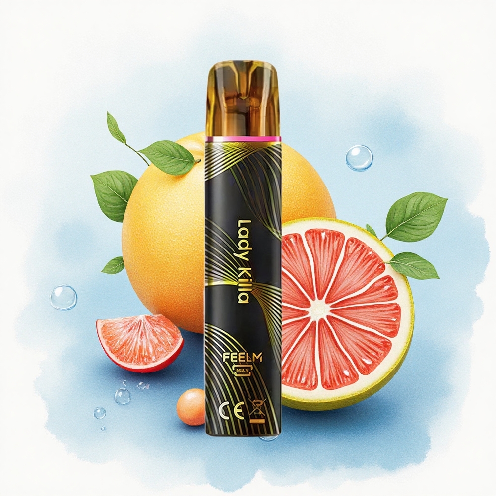 JNR Black&Golden 600+200 Dutch Lady Killa 550mAh 2ml Nicotine 2%
