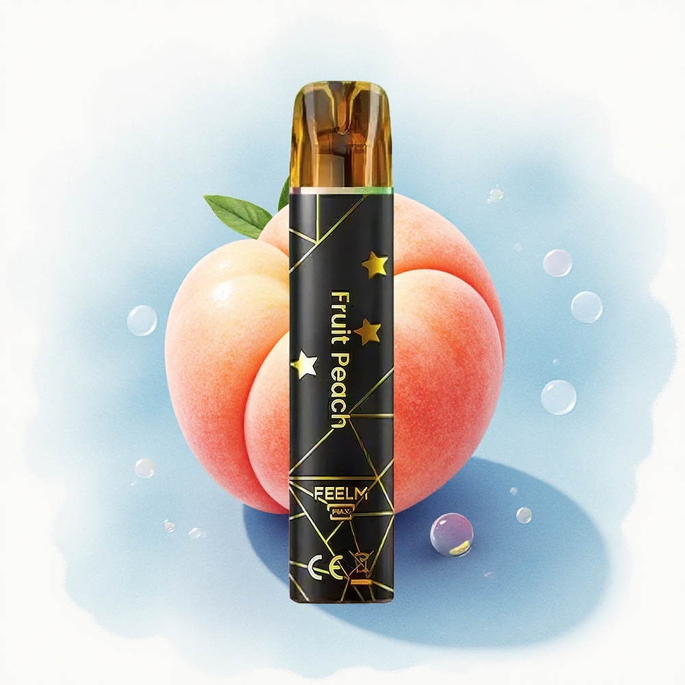 JNR Black&Golden 600+200 Perzik 550mAh 2ml Nicotine 2%