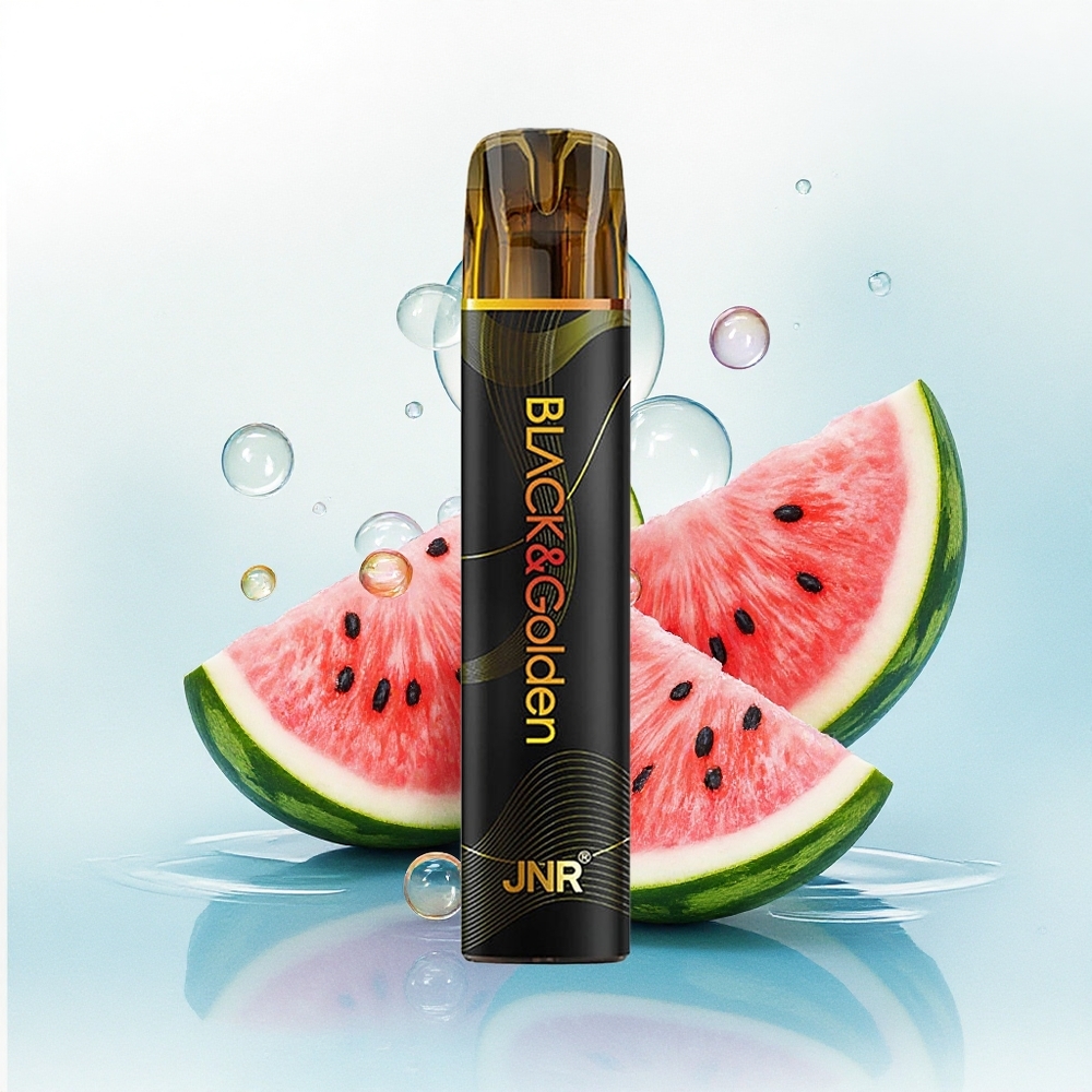 JNR Black&Golden 600+200 Watermeloen Bubble Gum 550mAh 2% Nicotine