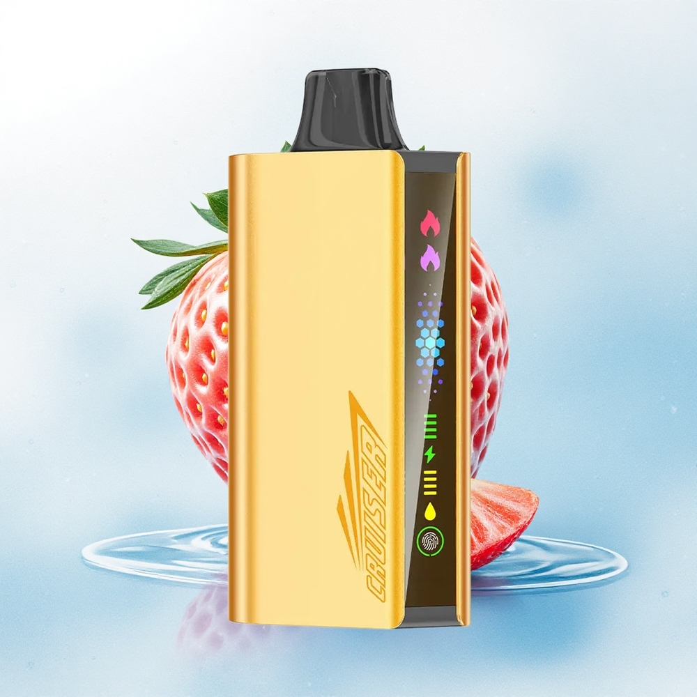 JNR Cruiser 12000 Aardbei Chupa Chups Dual Mesh Coil 50mg/mL Nicotine 3500mAh Battery