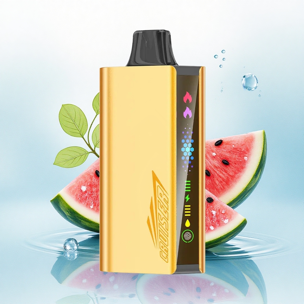 JNR Cruiser 12000 Watermeloen IJskoud met 50mg/mL Nicotine en 3500 mAh Batterij