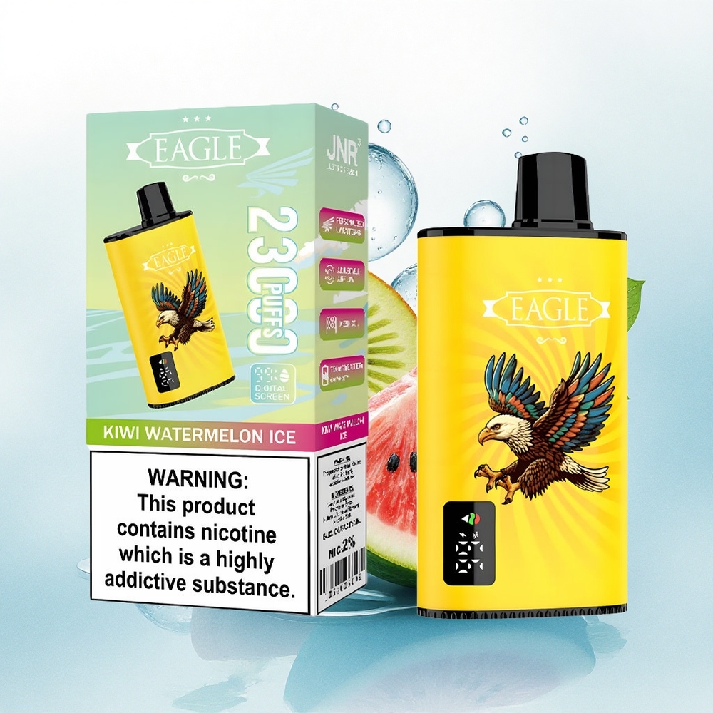 JNR EAGLE Smart 23000 Kiwi Watermeloen IJs met Aanpasbare Luchtstroom en 750mAh Batterij