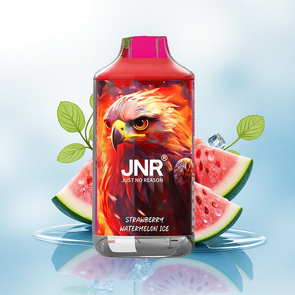 JNR Falcon 16000 Aardbei Watermeloen IJs 850 mAh 22ml Dual Mesh 0% Nicotine