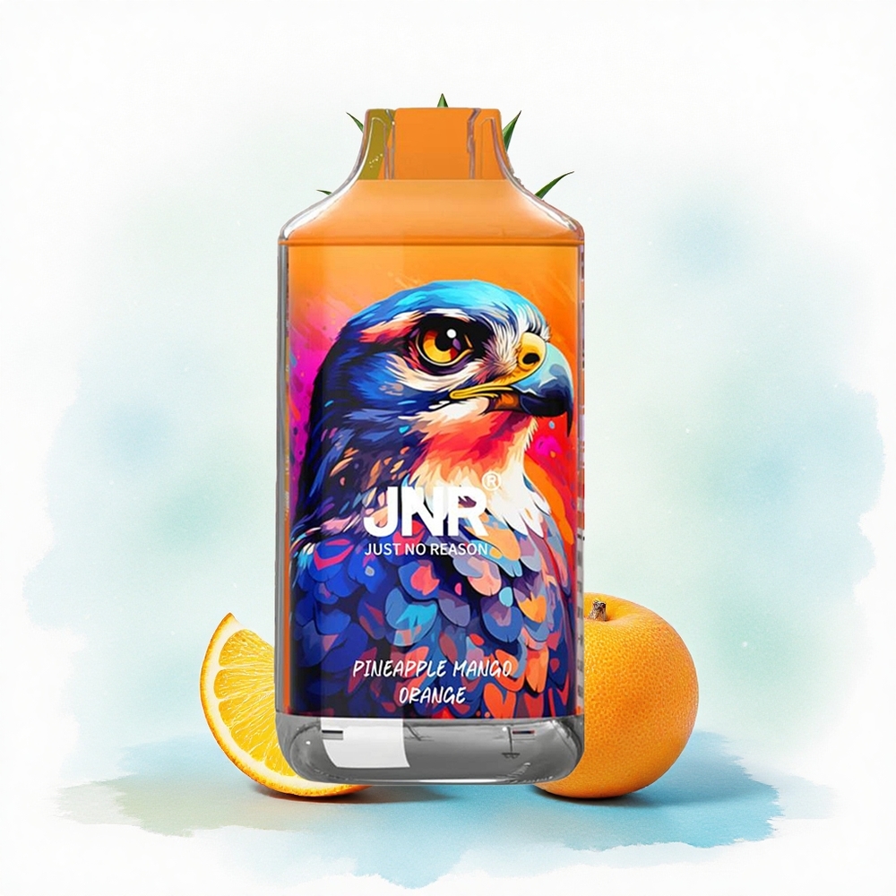 JNR Falcon 16000 Ananas Mango Sinaasappel 850mAh 22ml Dual Mesh Coil 0% Nicotine