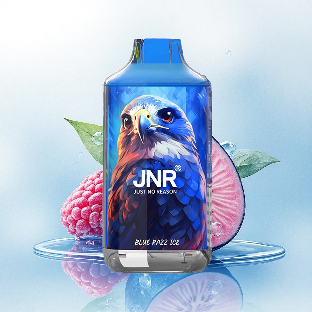 JNR Falcon 16000 Blauwe Framboos IJs met 850 mAh & Dual Mesh Coil