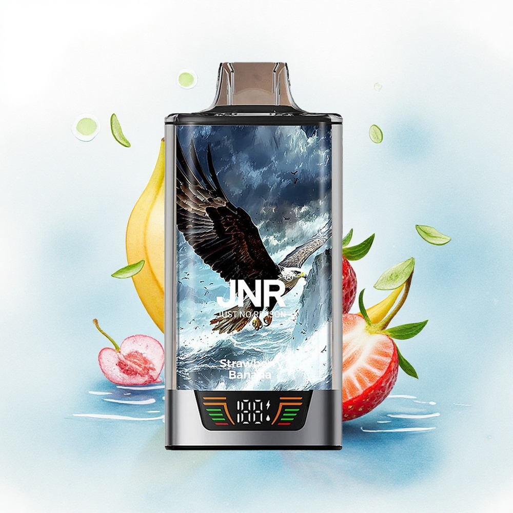 JNR Falcon Pro 28000 Aardbei Banaan 30ml 950mAh 5% Nicotine