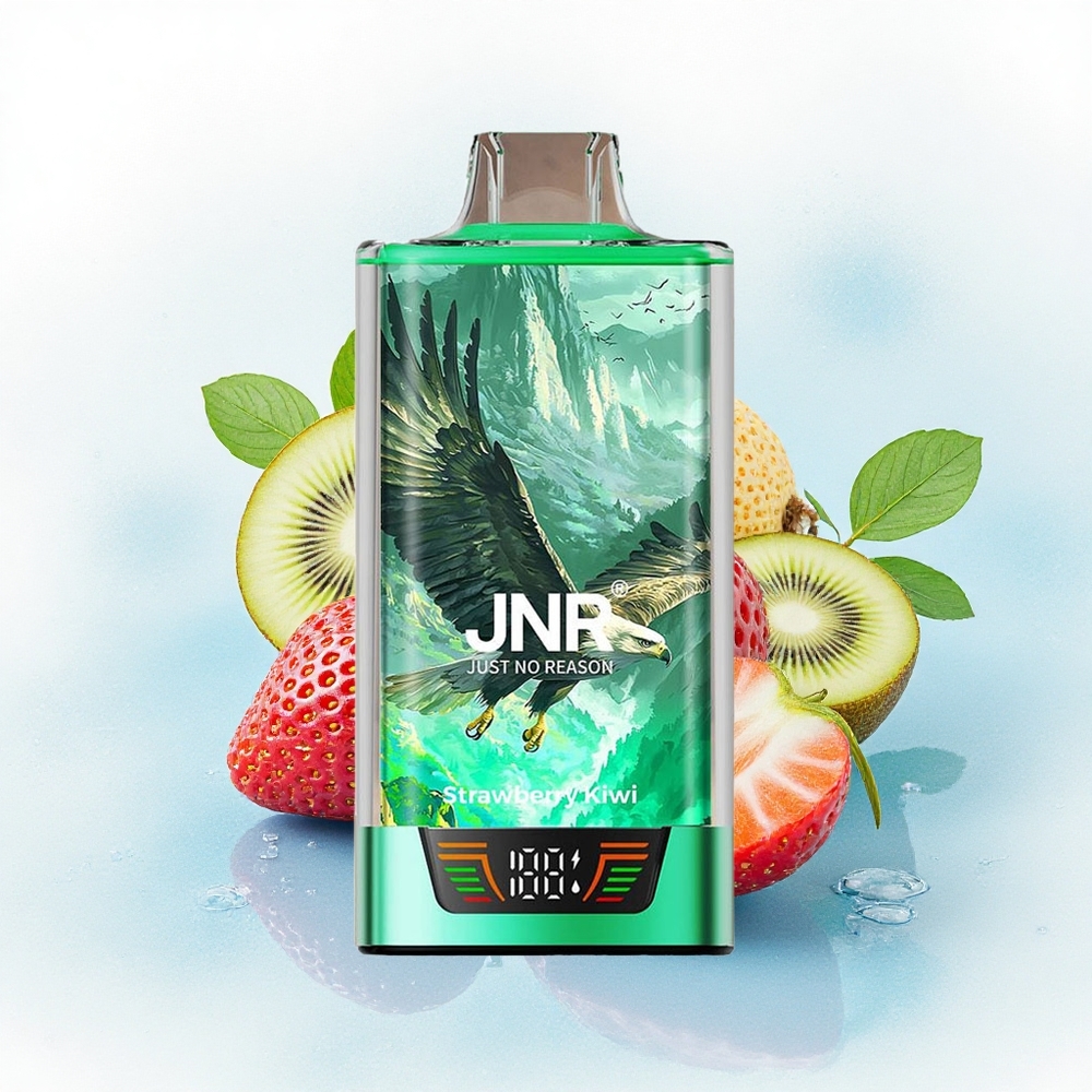 JNR Falcon Pro 28000 Aardbei Kiwi 30ml 950mAh 5% Nicotine