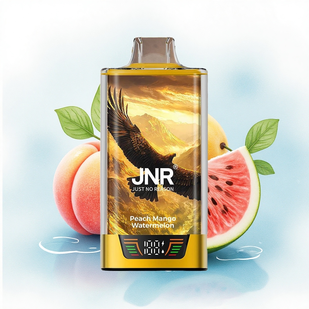 JNR Falcon Pro 28000 Perzik Mango Watermelon 950mAh 5% Nicotine Dual Mesh