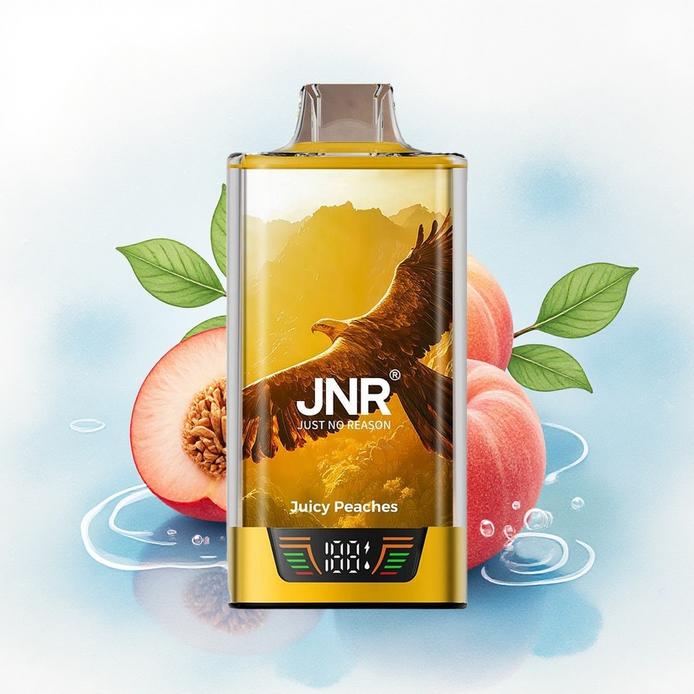 JNR Falcon Pro 28000 Sappige Perziken 30ml 950mAh 5% Nicotine