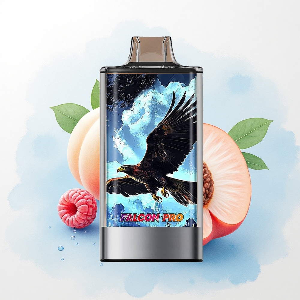 JNR Falcon Pro 28000 Witte Perzik Razz 30ml 5% Nicotine 950mAh