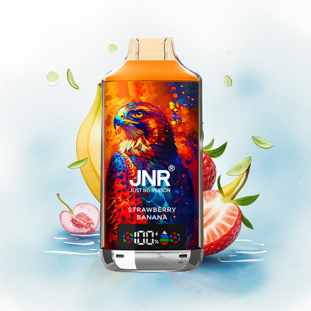 JNR Falcon X 18000 Aardbei Banaan 750mAh Dual Mesh Coil