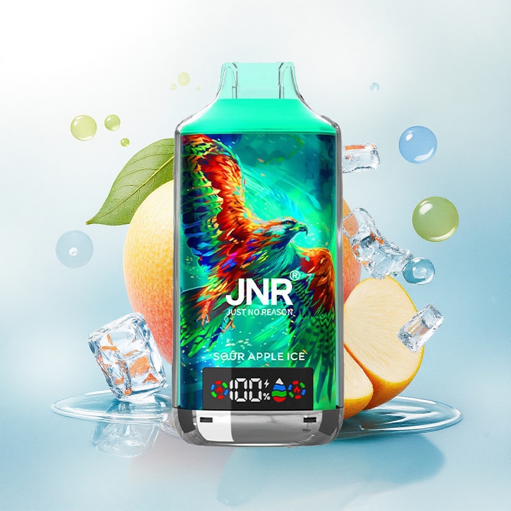 JNR Falcon X 18000 Zure Appel IJs 5% nicotine 750mAh 24ml