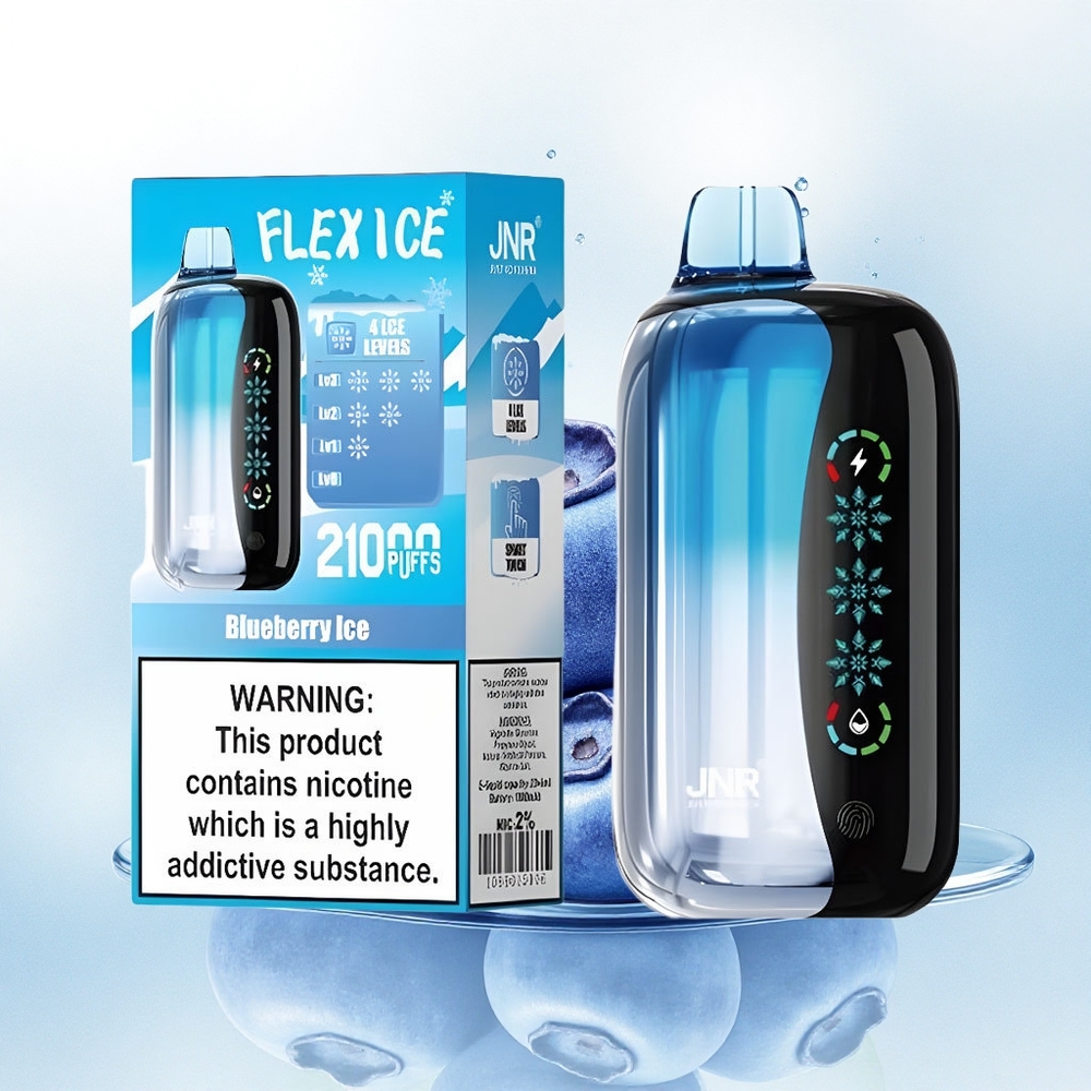 JNR Flex Ice 21000 Blauwe Bes IJs - Aanpasbare IJs, 1000mAh, Nicotine 0-5%