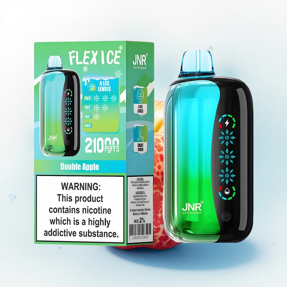 JNR Flex Ice 21000 Dubbel Appel IJs Instelbare 1000mAh