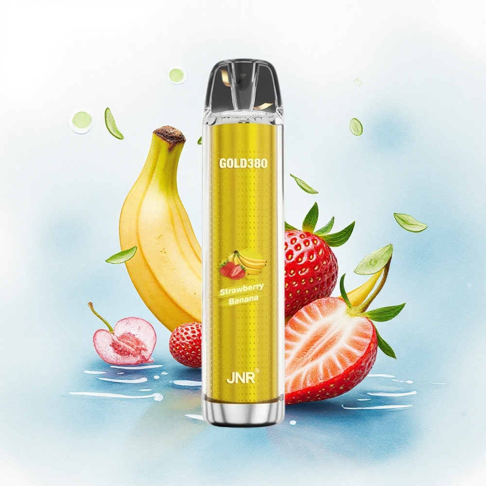 JNR Gold380 6000 Aardbei Banaan 1500mAh Mesh