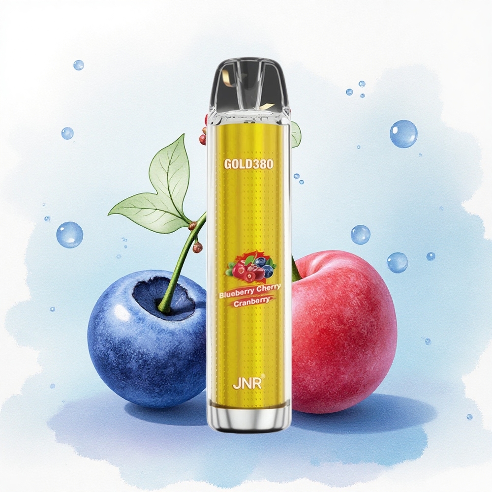 JNR Gold380 6000 Blauwe Bes Kers Veenbes 1500mAh 1.0ohm Mesh