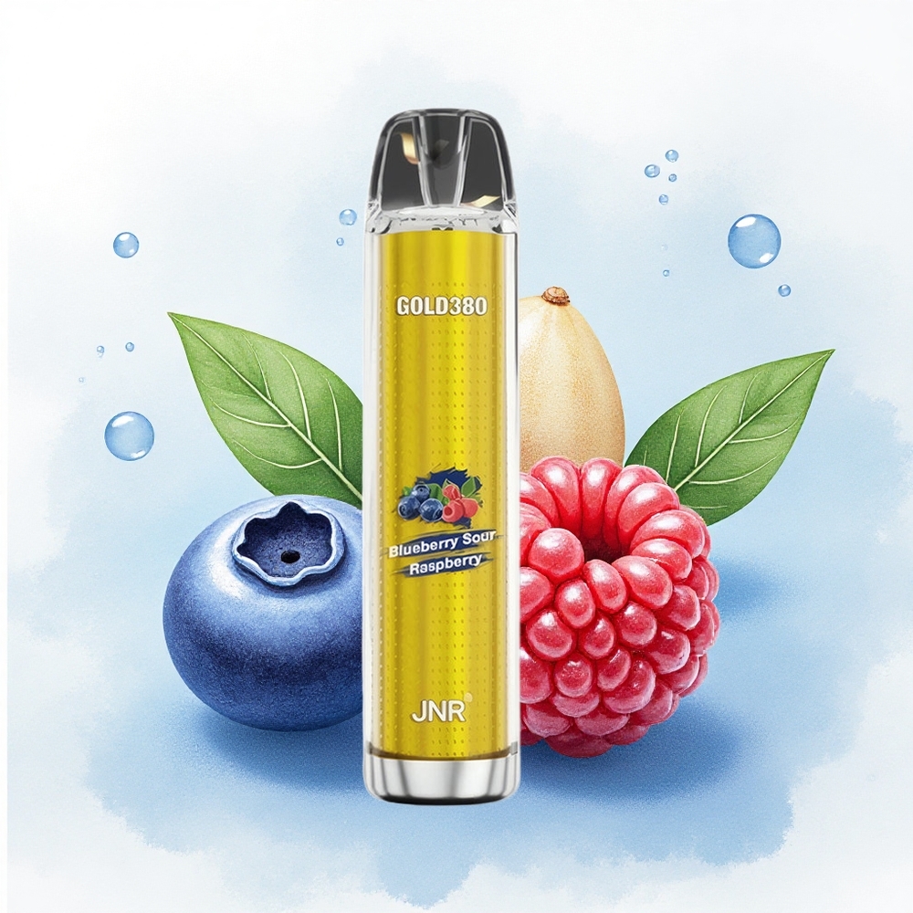 JNR Gold380 6000 Blauwe Bes Zure Framboos 1500mAh 1.0ohm 5% Nicotine