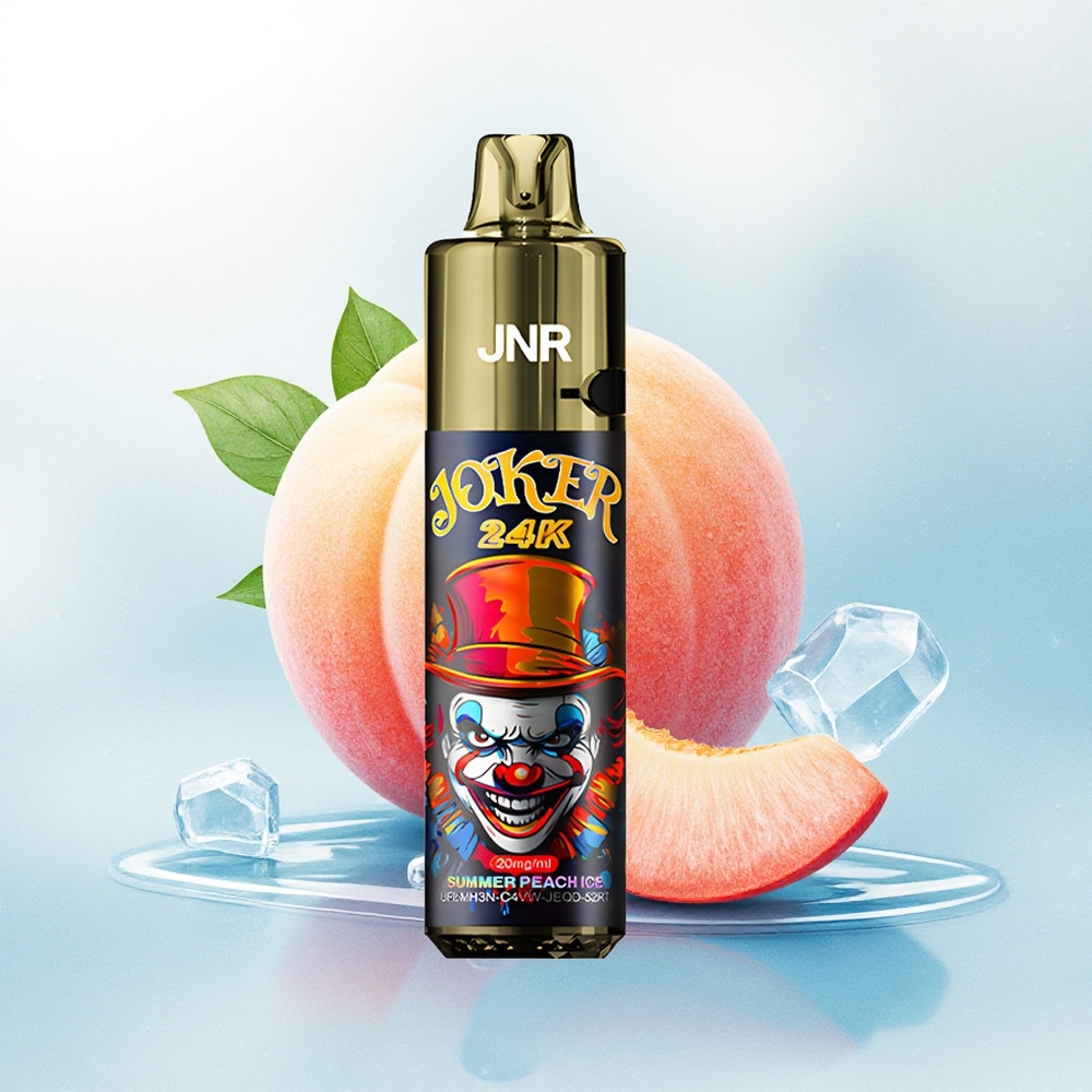 JNR Joker 24K Zomerse Perzik IJs met 2% nicotine en 800mAh batterij