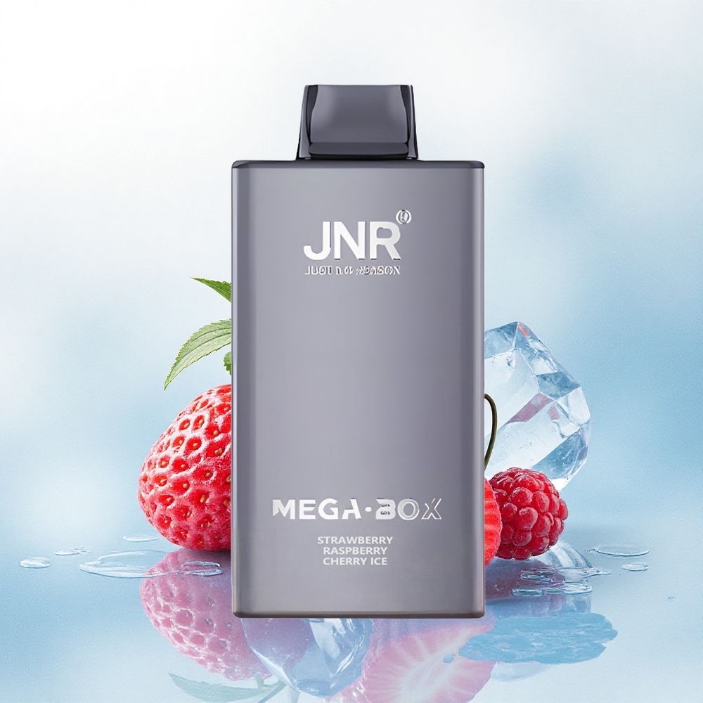 JNR Mega Box 25000 Aardbei Framboos Kers IJs met 850mAh en Type-C
