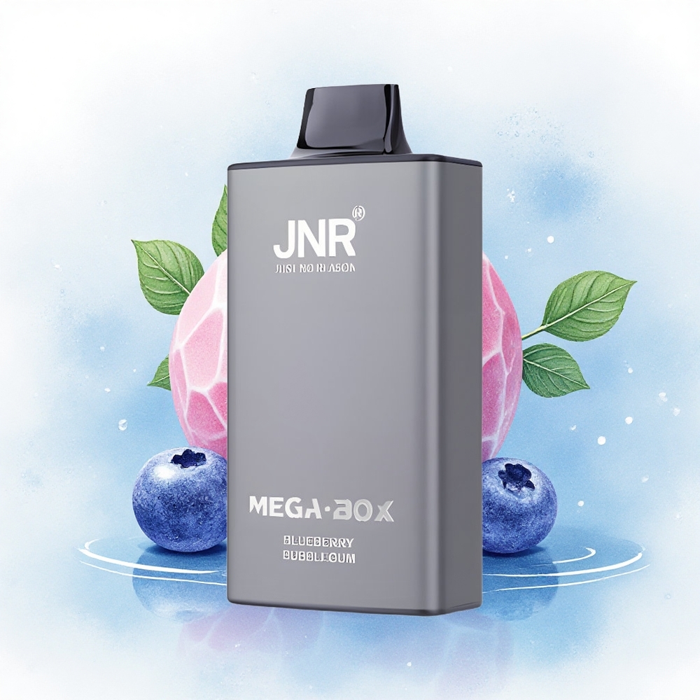 JNR Mega Box 25000 Blauwe Bessen Bubblegum 30ml 850mAh