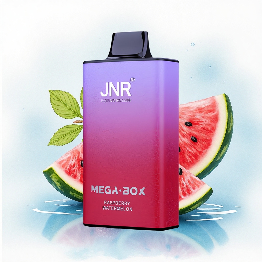 JNR Mega Box 25000 Framboos Watermeloen 30ml 850mAh 2% Nicotine