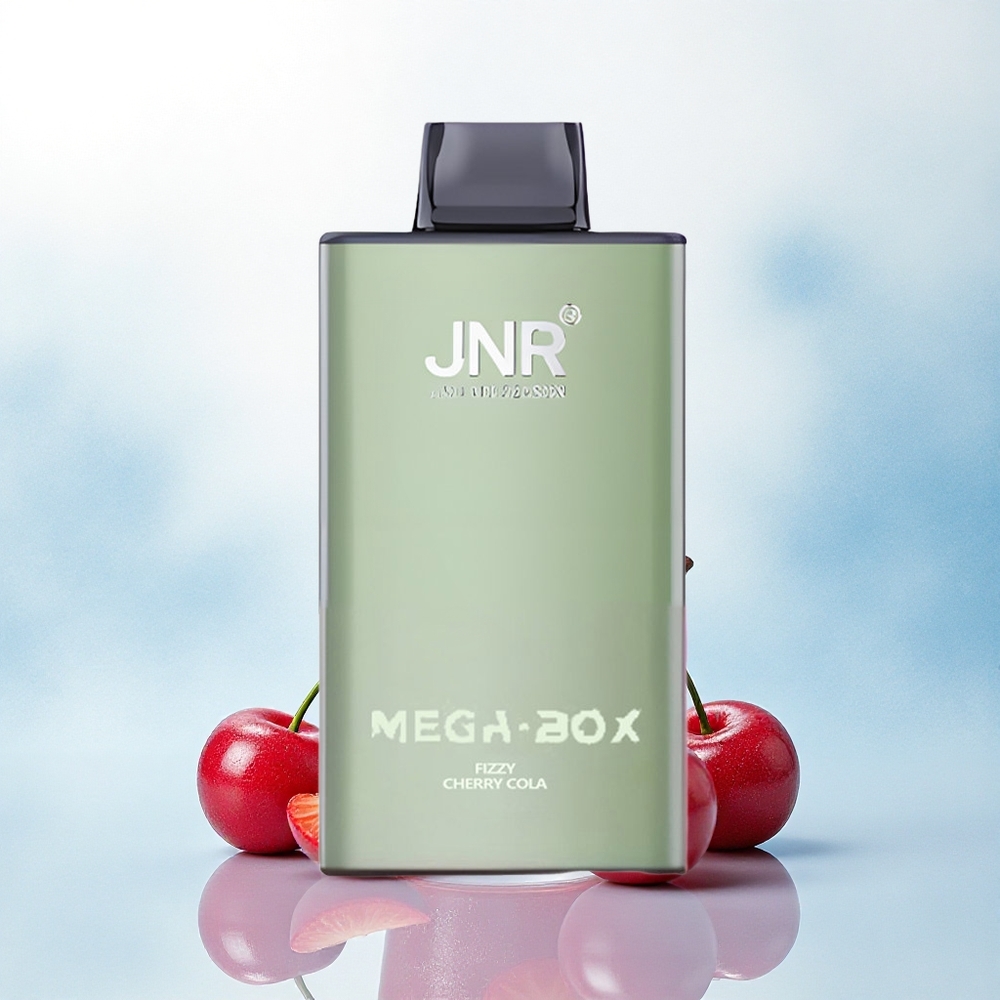 JNR Mega Box 25000 Kers Cola Bruisend met 30ml Vloeistof en 2% Nicotine