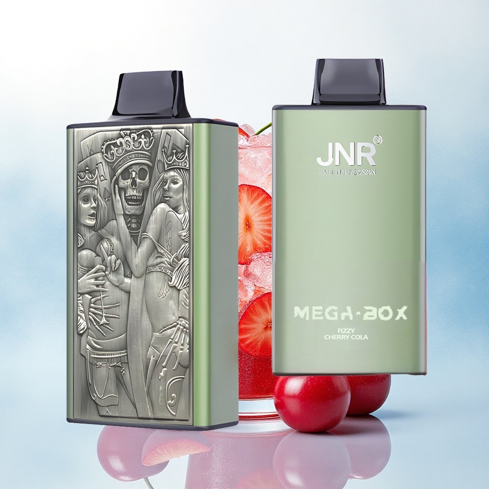 JNR Mega Box 25000 Kers Cola Bruisend met 30ml Vloeistof en 2% Nicotine
