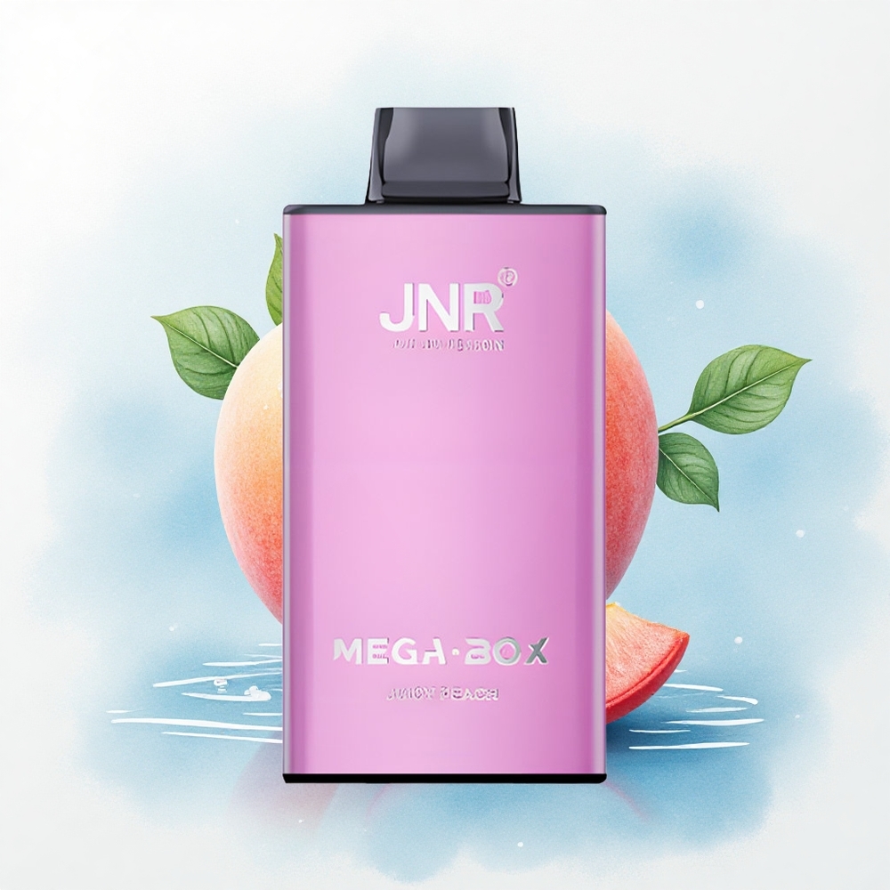 JNR Mega Box 25000 Sappige Perzik 30ml 850mAh 2% Nicotine