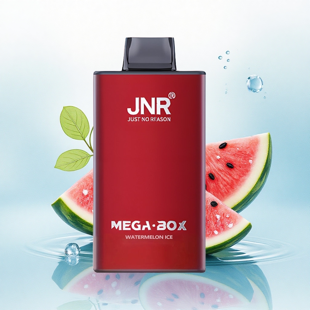 JNR Mega Box 25000 Watermeloen IJs 30ml 850mAh Nicotine 2%