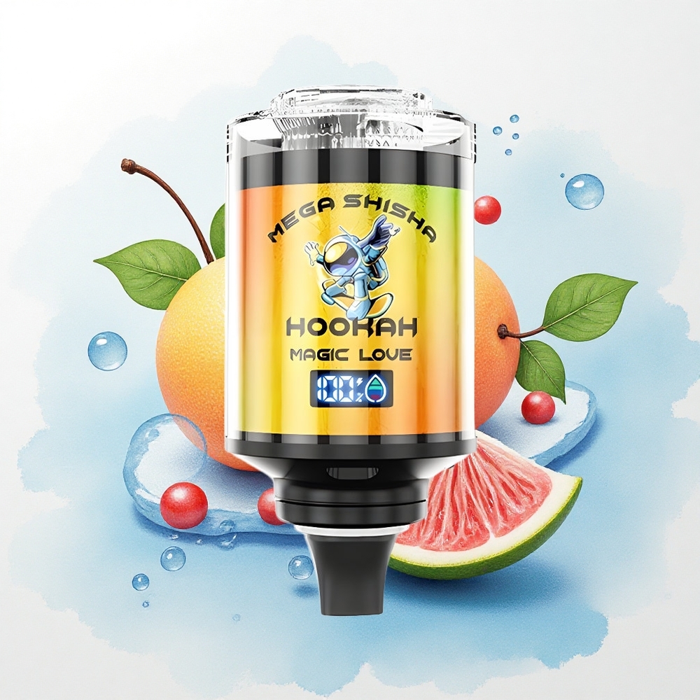 JNR Mega Shisha Hookah 100K Magische Liefde 2200mAh 60ml