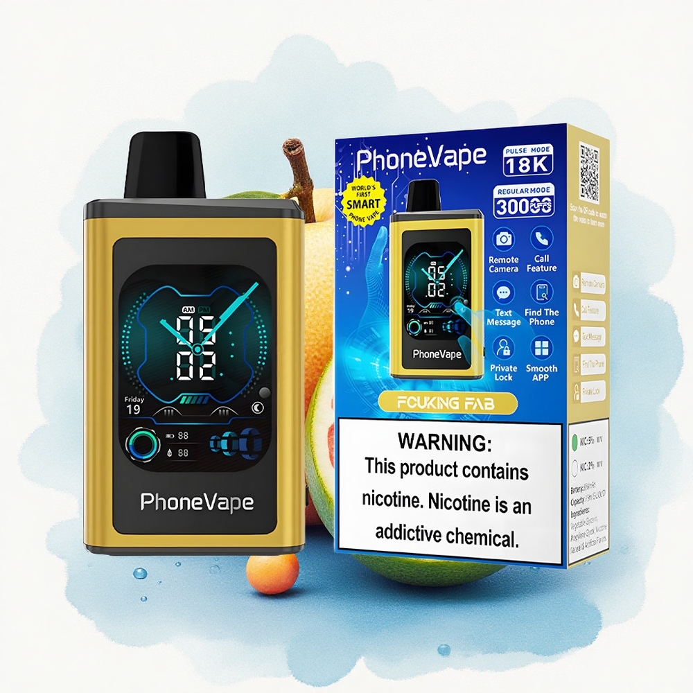 JNR PhoneVape 30000 Klote Geweldig 850mAh Opblaasbare Vape met Aanpasbare Luchtstroom en Nicotine 2%,5%