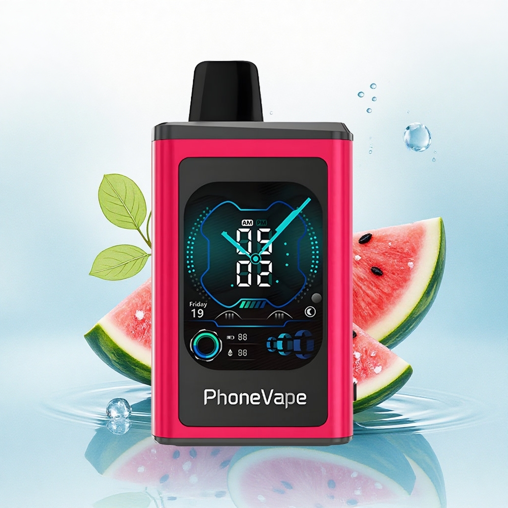JNR PhoneVape 30000 Watermeloen IJs met 850mAh en nicotine 5%