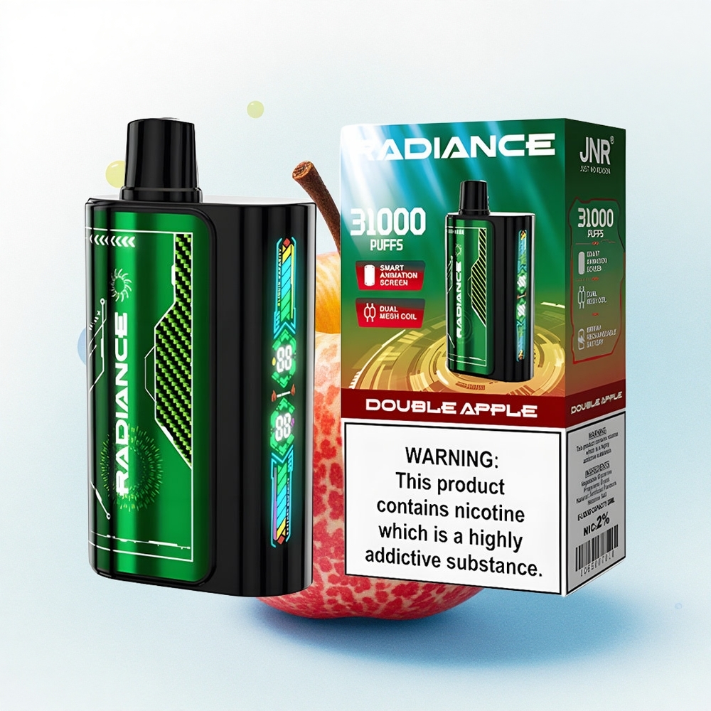 JNR Radiance 31000 Dubbele Appel 28ml 950mAh 2% Nicotine
