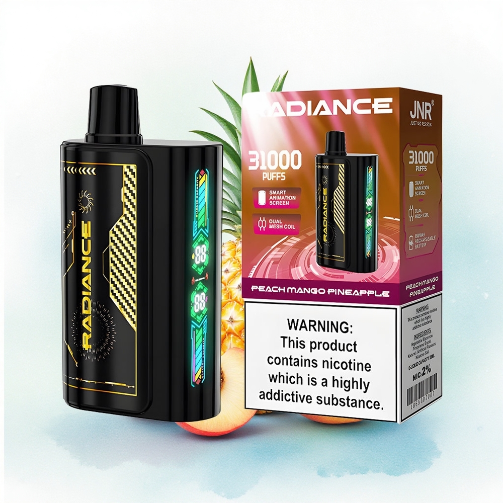 JNR Radiance 31000 Perzik Mango Ananas 950 mAh Dual Mesh Coil