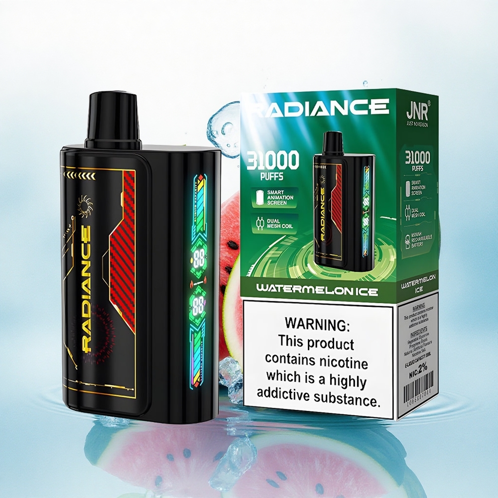 JNR Radiance 31000 Watermeloen IJs Dual Mesh Coil 950 mAh Nicotine 2%