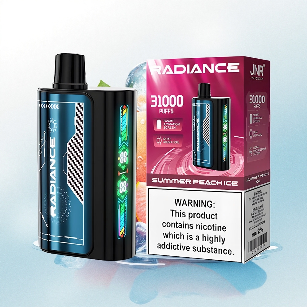 JNR Radiance 31000 Zomerperzik IJs met 28ml Vloeistof en 950 mAh Batterij