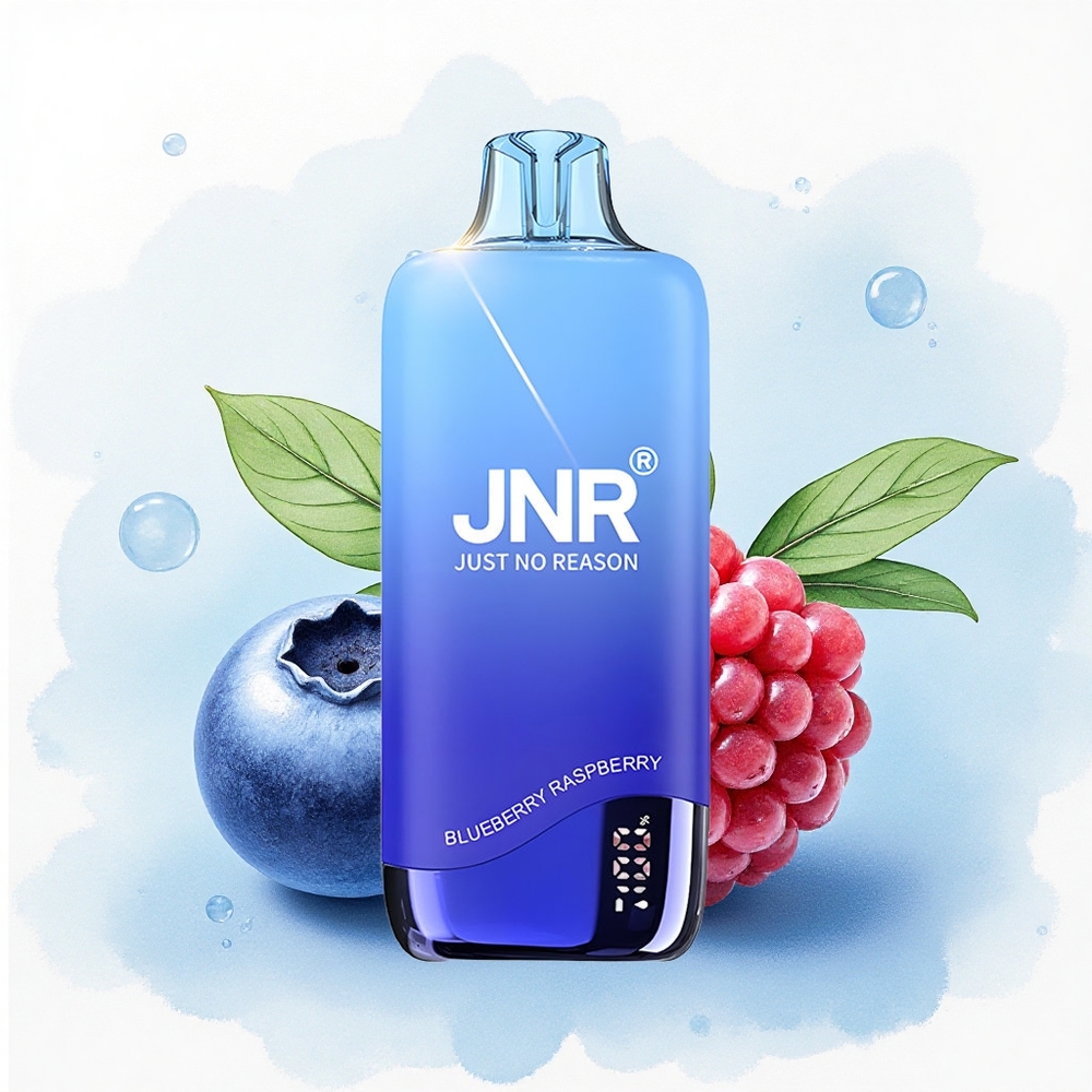 JNR Rainbow 10500 Blauwe Bes Framboos 600mAh 18ml