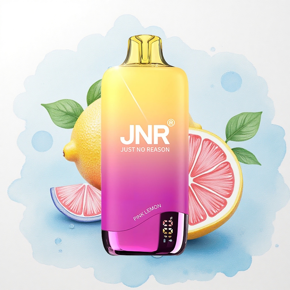 JNR Rainbow 10500 Roze Citroen 600mAh 18ml Nicotinevrij