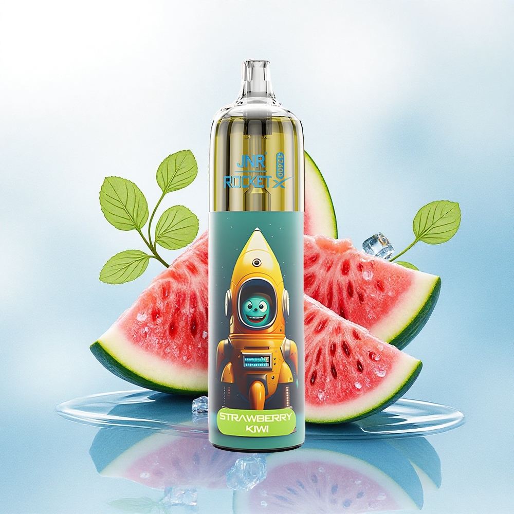 JNR Rocket-X 12400 Aardbei Watermelon IJs met RGB-verlichting en 850mAh