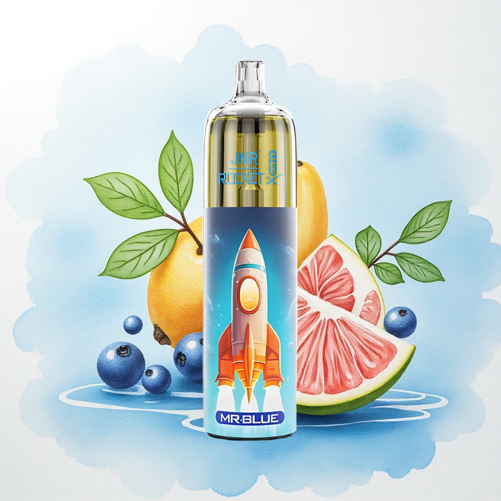 JNR Rocket-X 12400 Mr. Blauw Aanpasbare Luchtstroom RGB Verlichting 850mAh