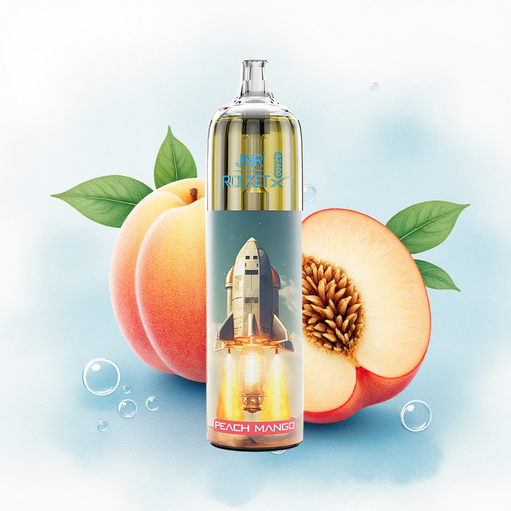 JNR Rocket-X 12400 Perzik Mango Aanpasbare Luchtstroom 850mAh 1.2ohm Mesh Coil