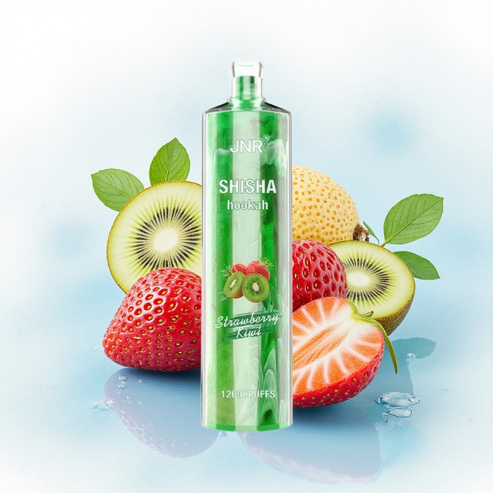 JNR Shisha Hookah 12000 Aardbei Kiwi 750mAh Type-C