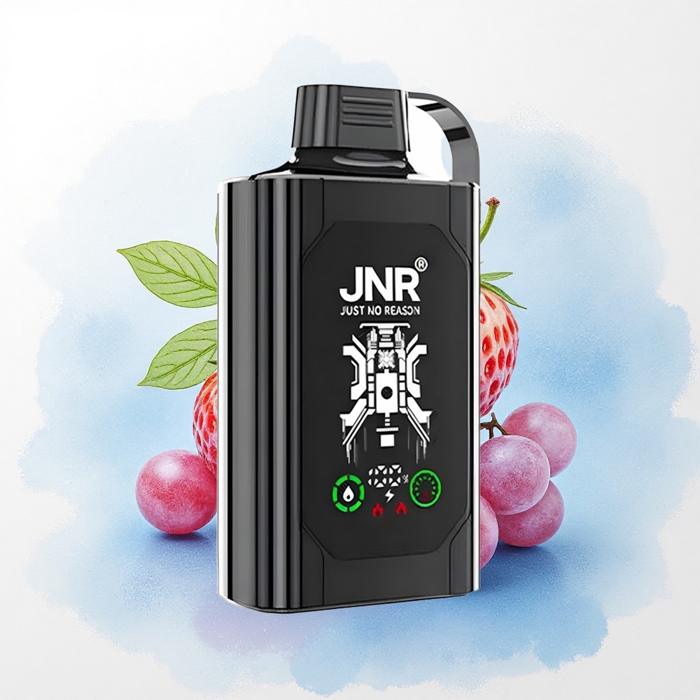 JNR Shisha Hookah Box 20500 Aardbei Druif Dual Mesh Coil 25ml 1000mAh