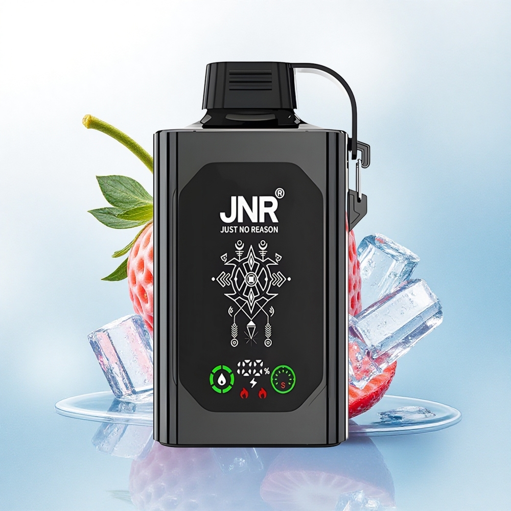 JNR Shisha Hookah Box 20500 Aardbei IJs 25ml 1000mAh Dual Mesh Coil