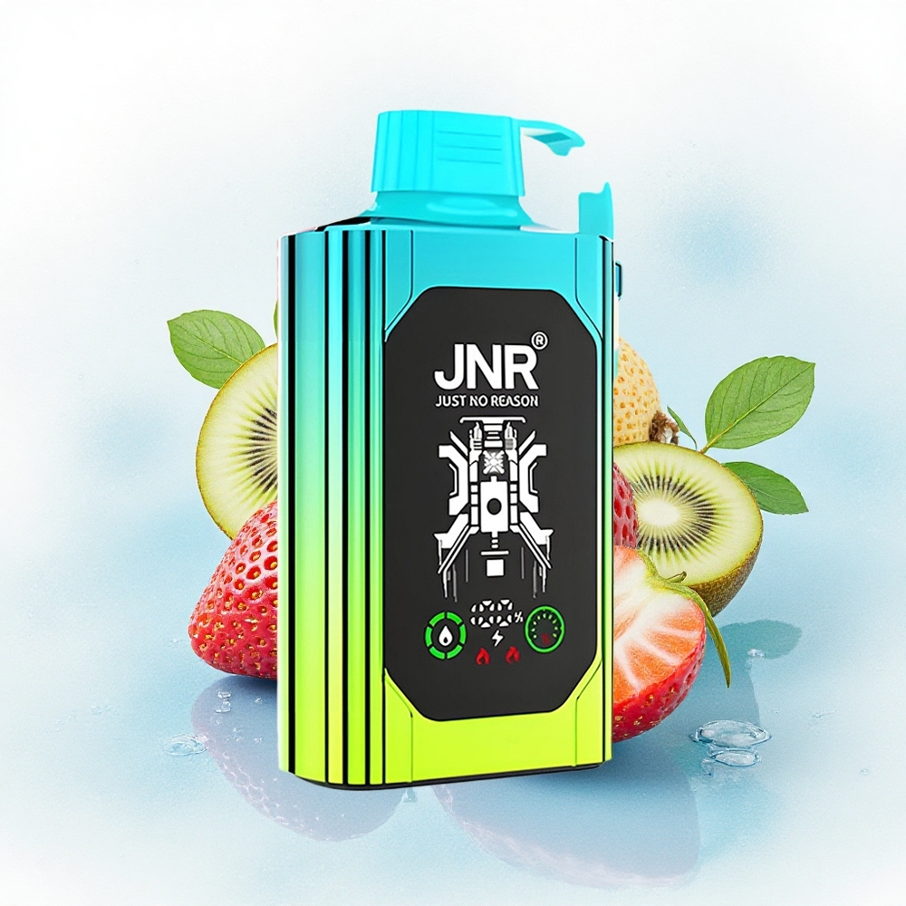 JNR Shisha Hookah Box 20500 Aardbei Kiwi Dual Mesh 25ml 5% Nicotine
