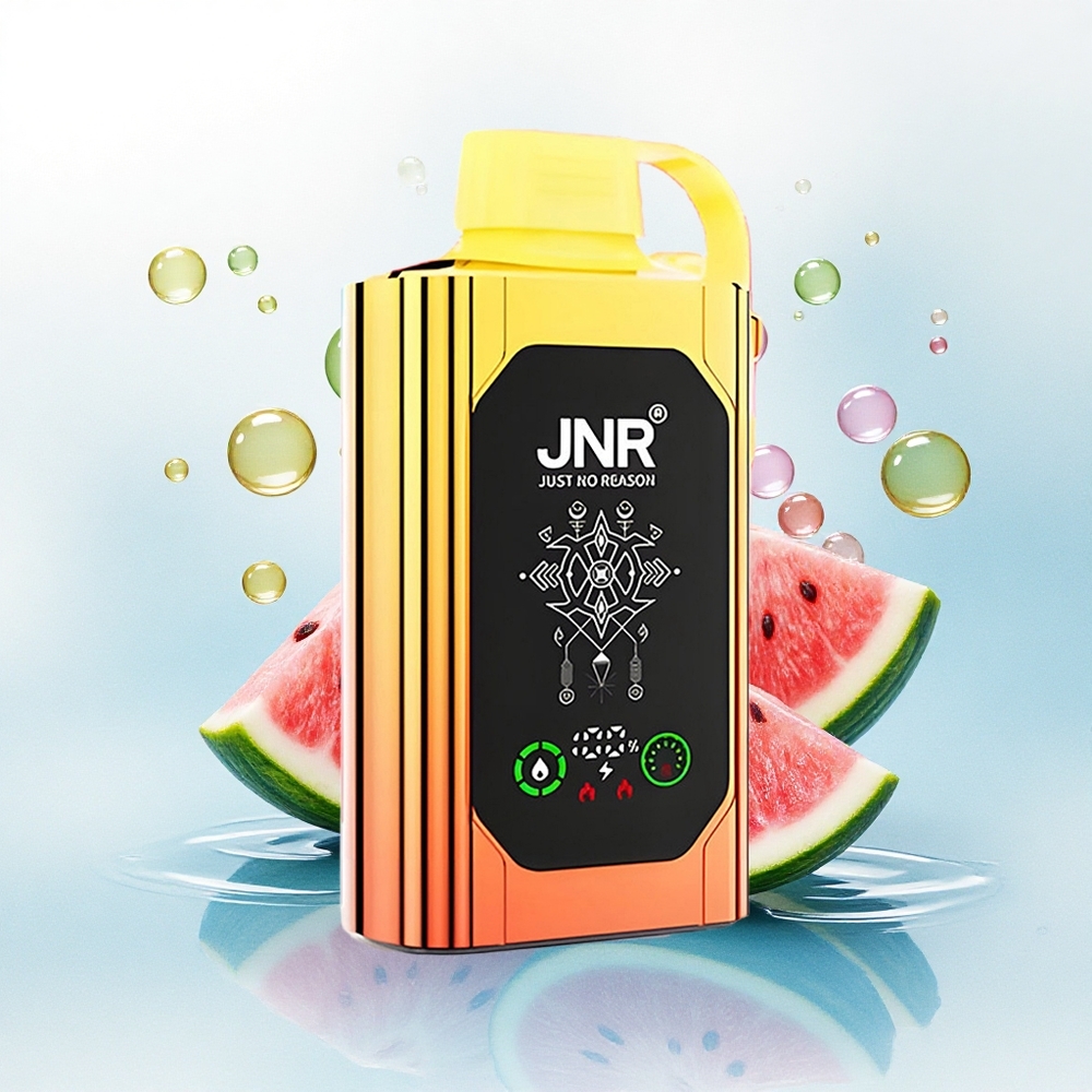 JNR Shisha Hookah Box 20500 Watermeloen Aardbei Bubblegum Dual Mesh Coil 25ml 5% Nicotine